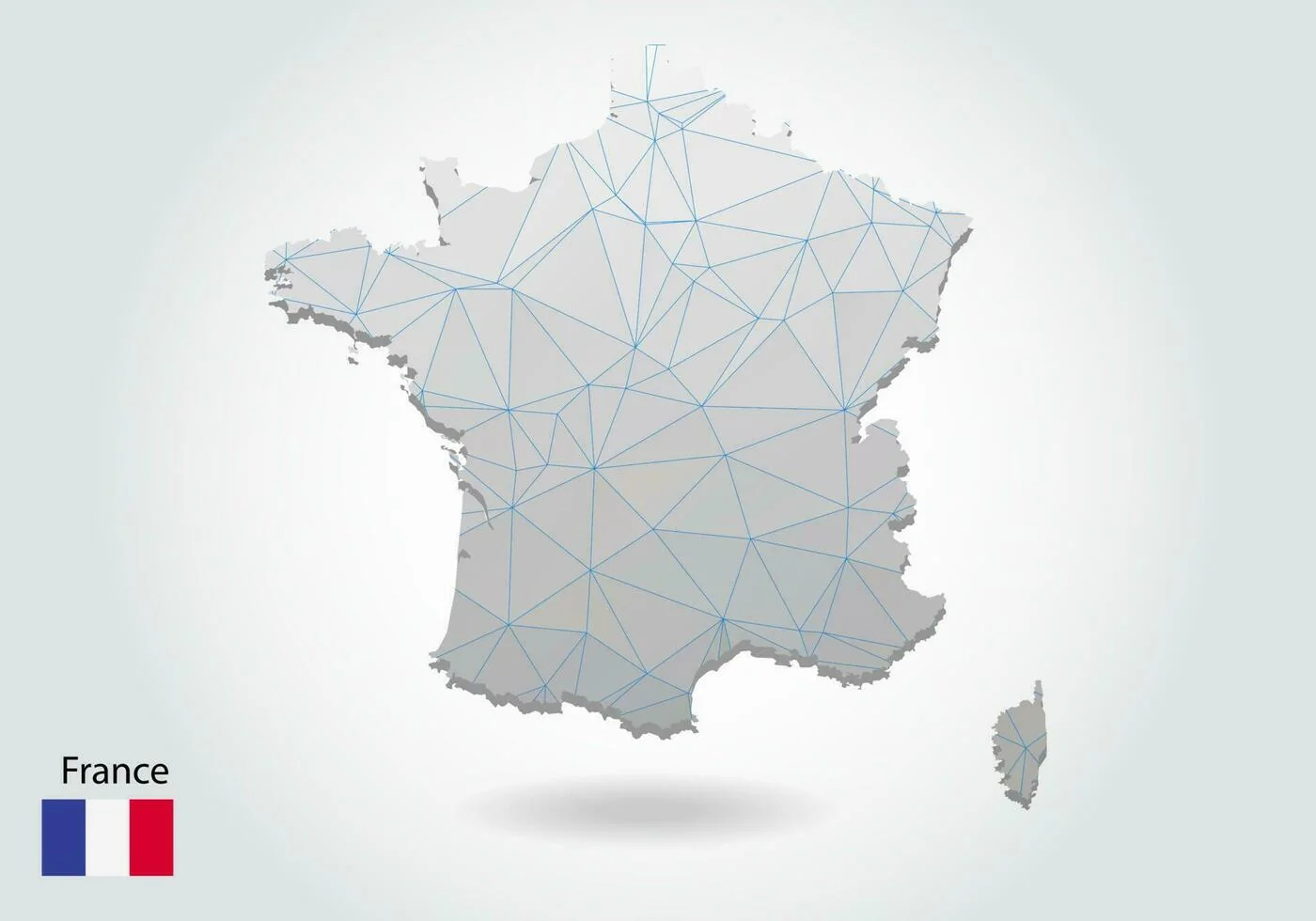 Carte de France du réseau MEDEVA